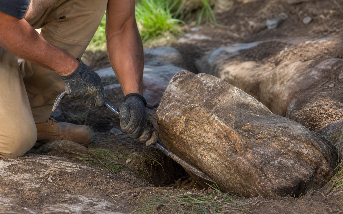 Boulder removal contractor